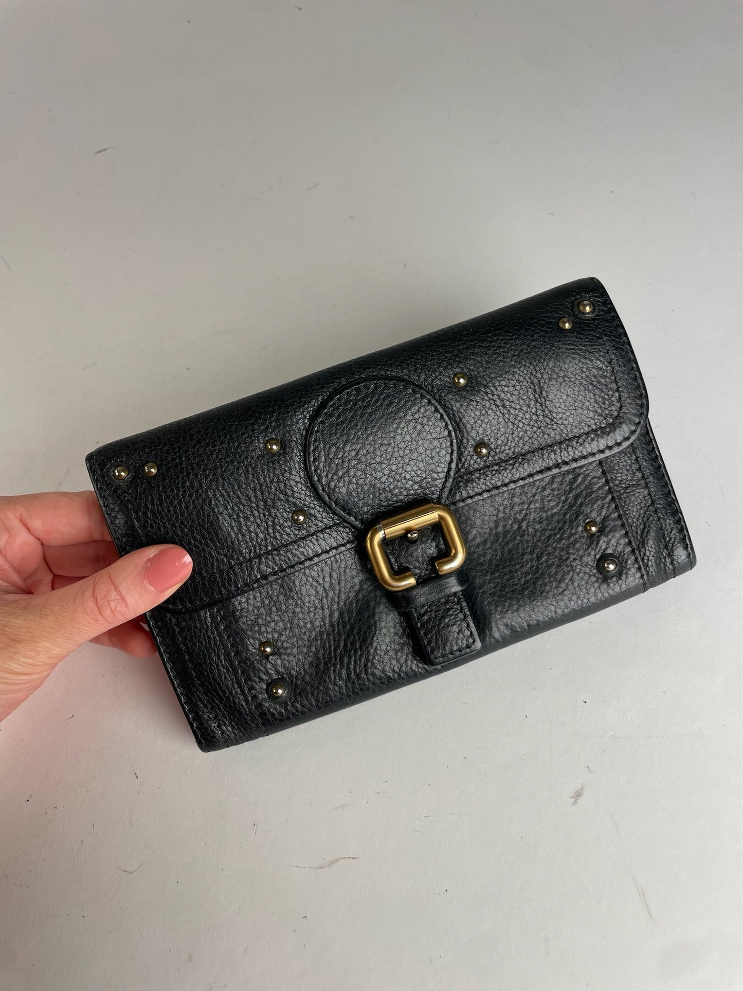Vintage Chloe Leather Clutch Black
