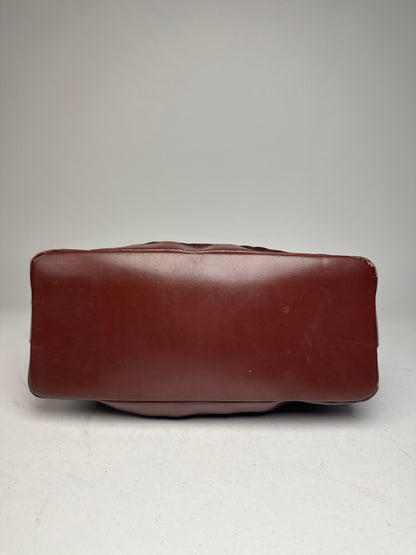 Vintage Gucci Nylon Leather bag purple