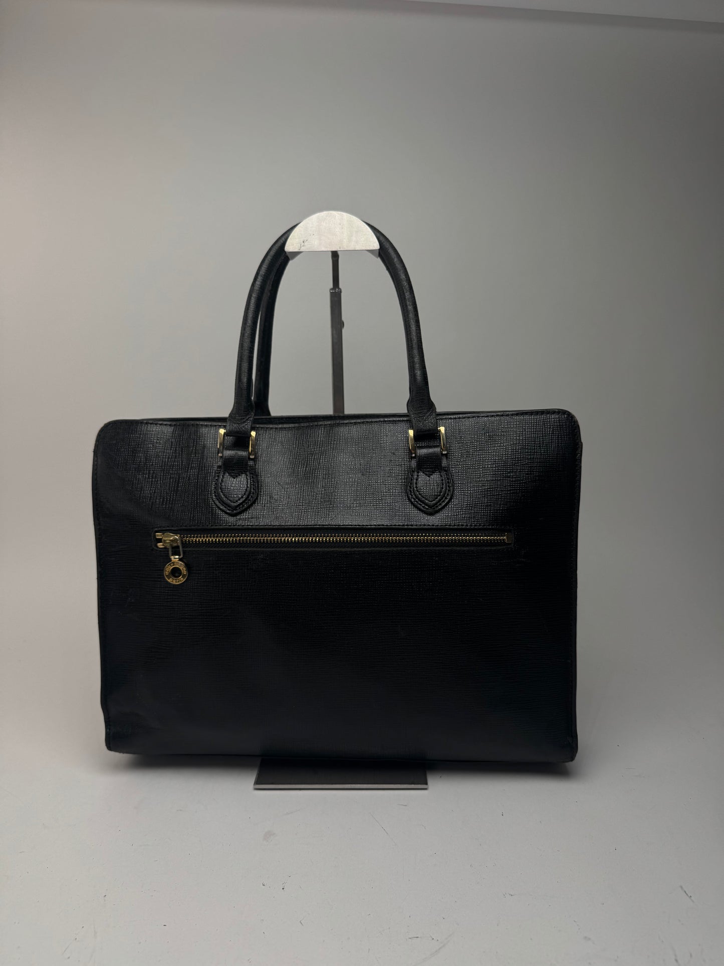 Sac Courrèges vintage en cuir noir