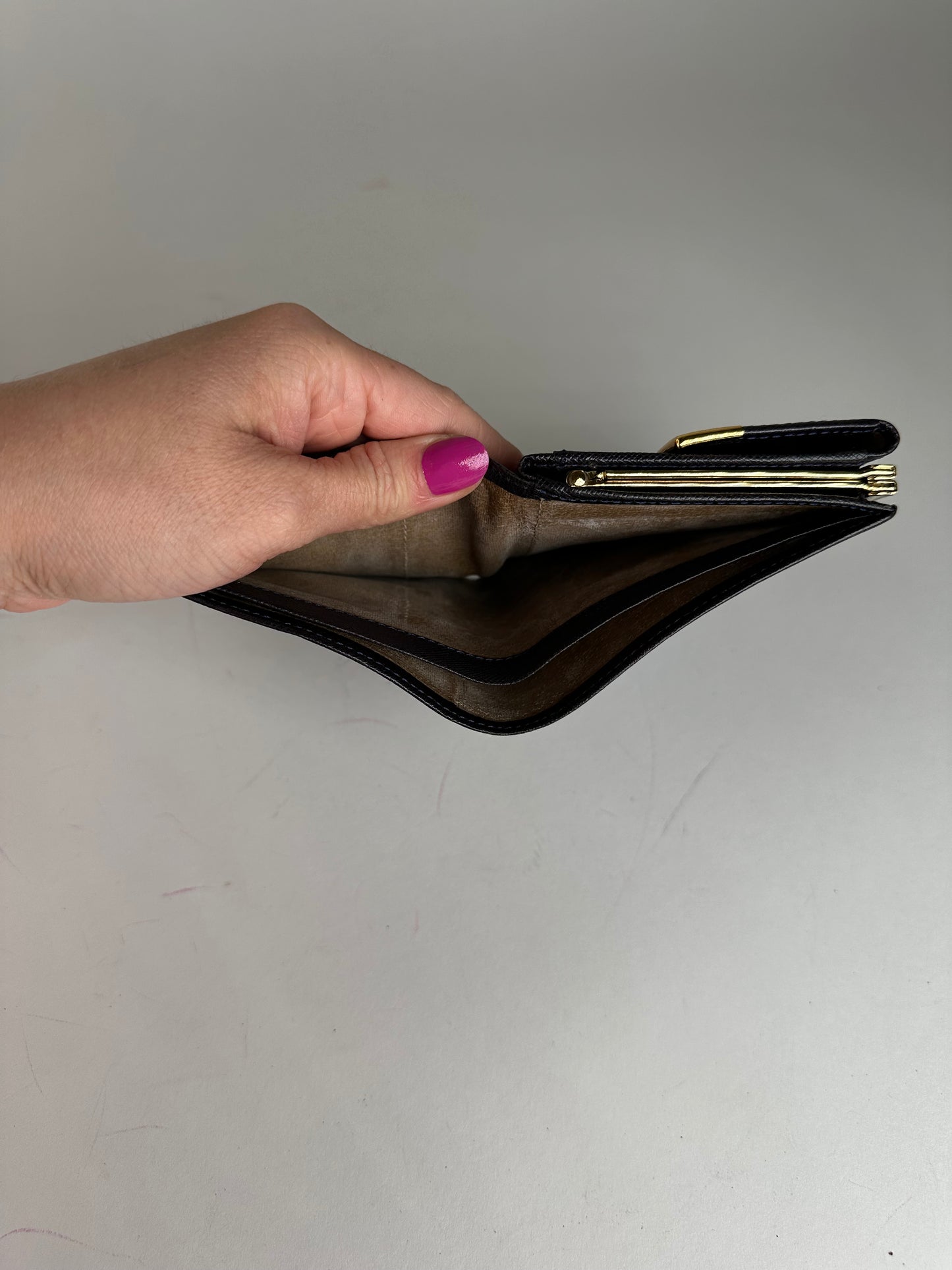 Vintage Givenchy Leather Wallet Black