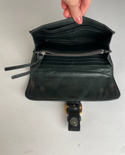 Vintage Chloe Leather Clutch Black