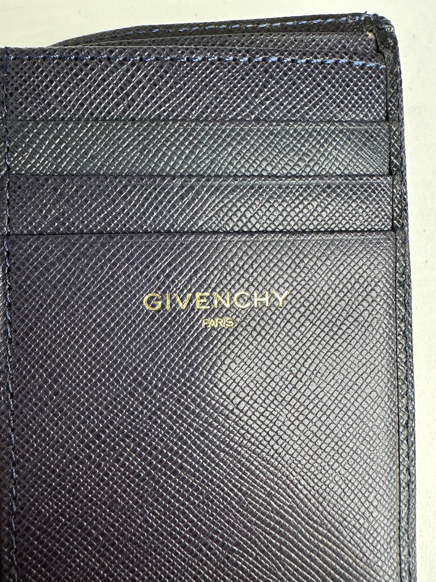 Vintage Givenchy Leather Wallet Black