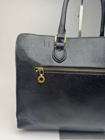 Sac Courrèges vintage en cuir noir