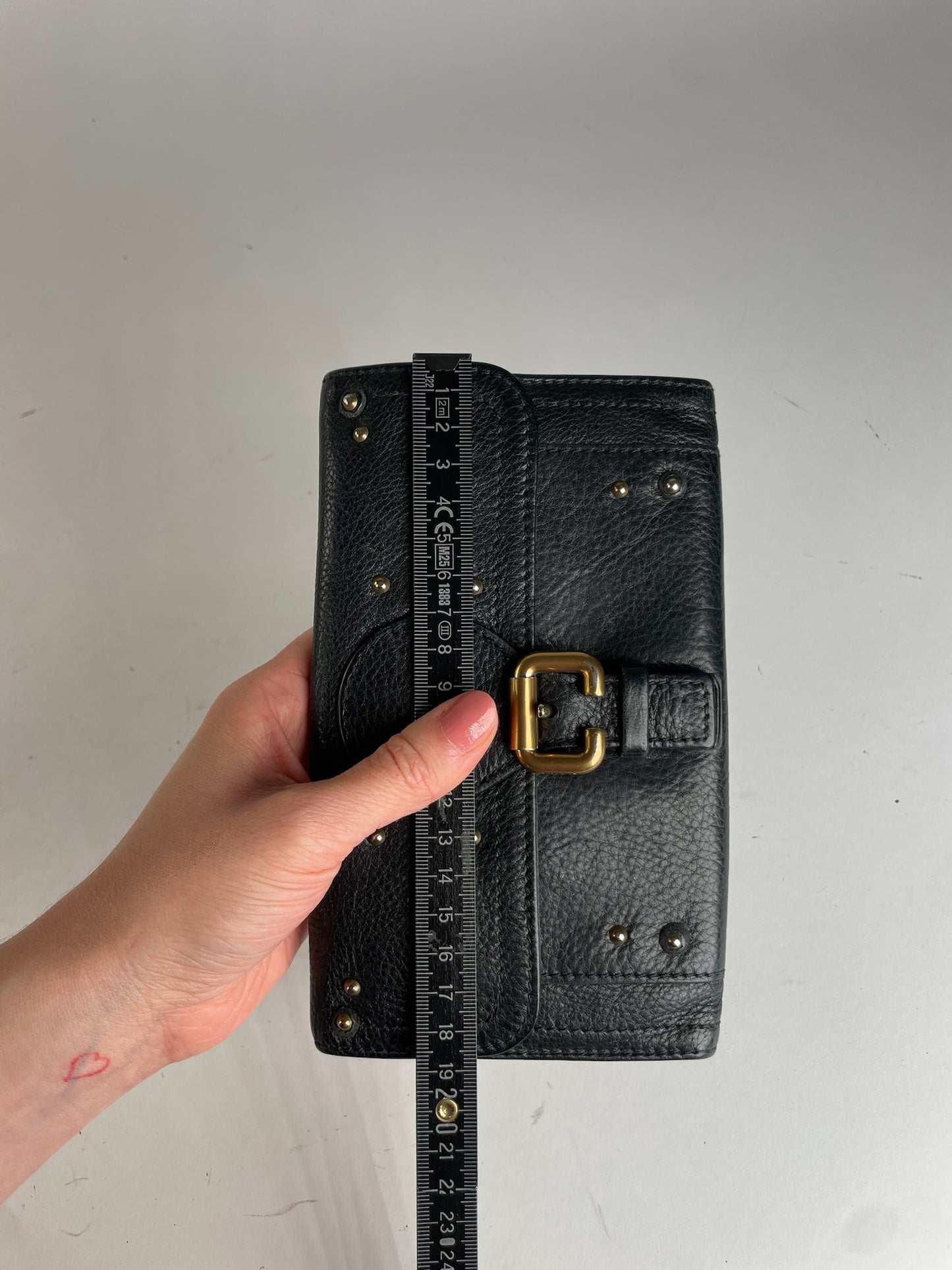 Vintage Chloe Leather Clutch Black