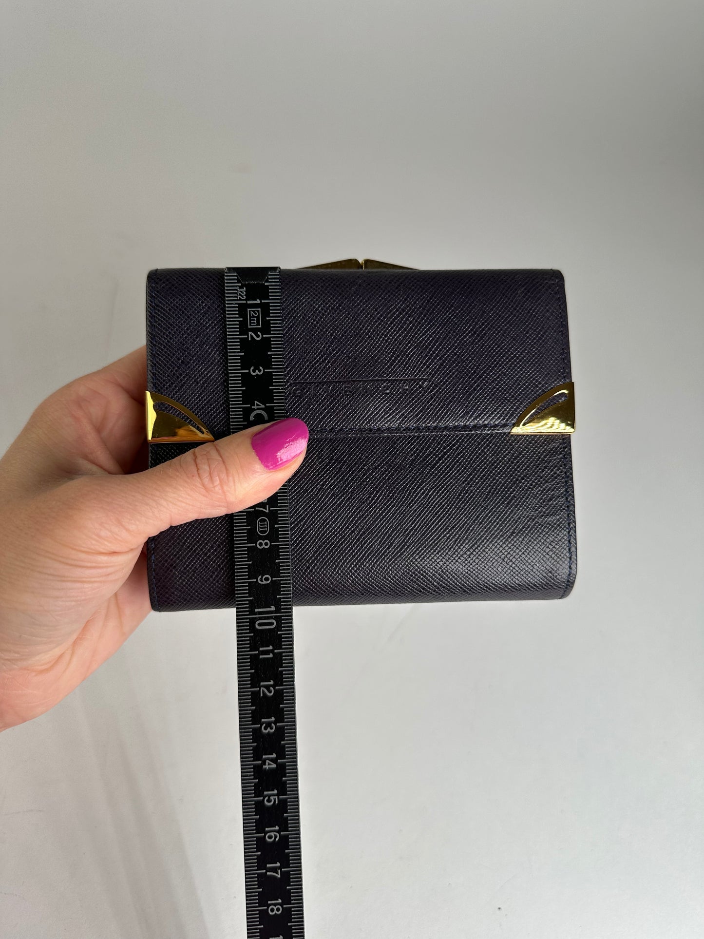 Vintage Givenchy Leather Wallet Black
