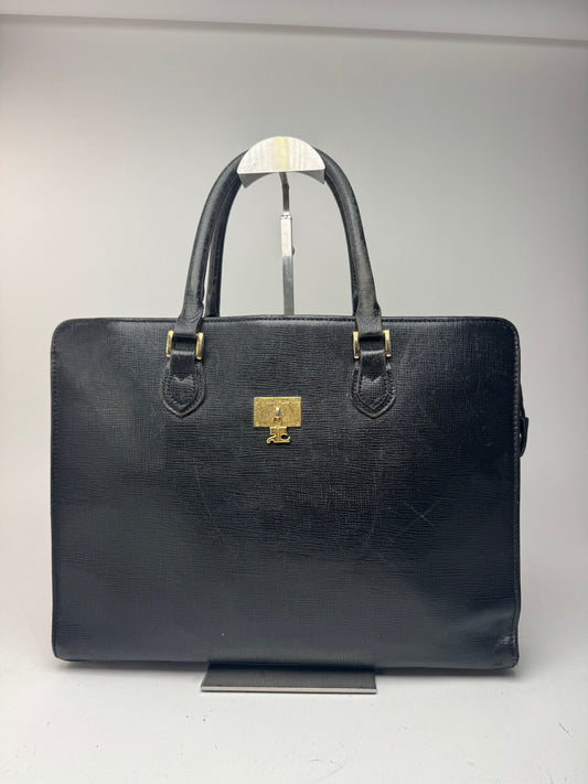 Sac Courrèges vintage en cuir noir