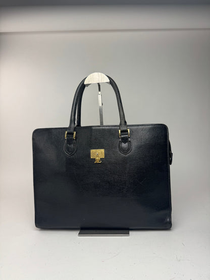 Sac Courrèges vintage en cuir noir