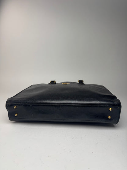 Sac Courrèges vintage en cuir noir