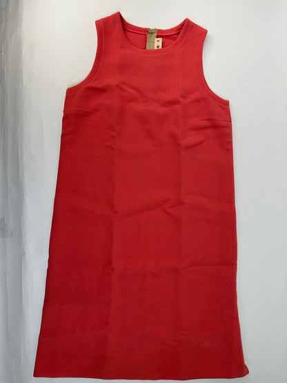 Vintage Marni Wool Shift Dress Coral Gold L