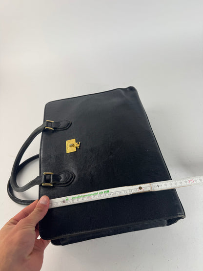 Sac Courrèges vintage en cuir noir