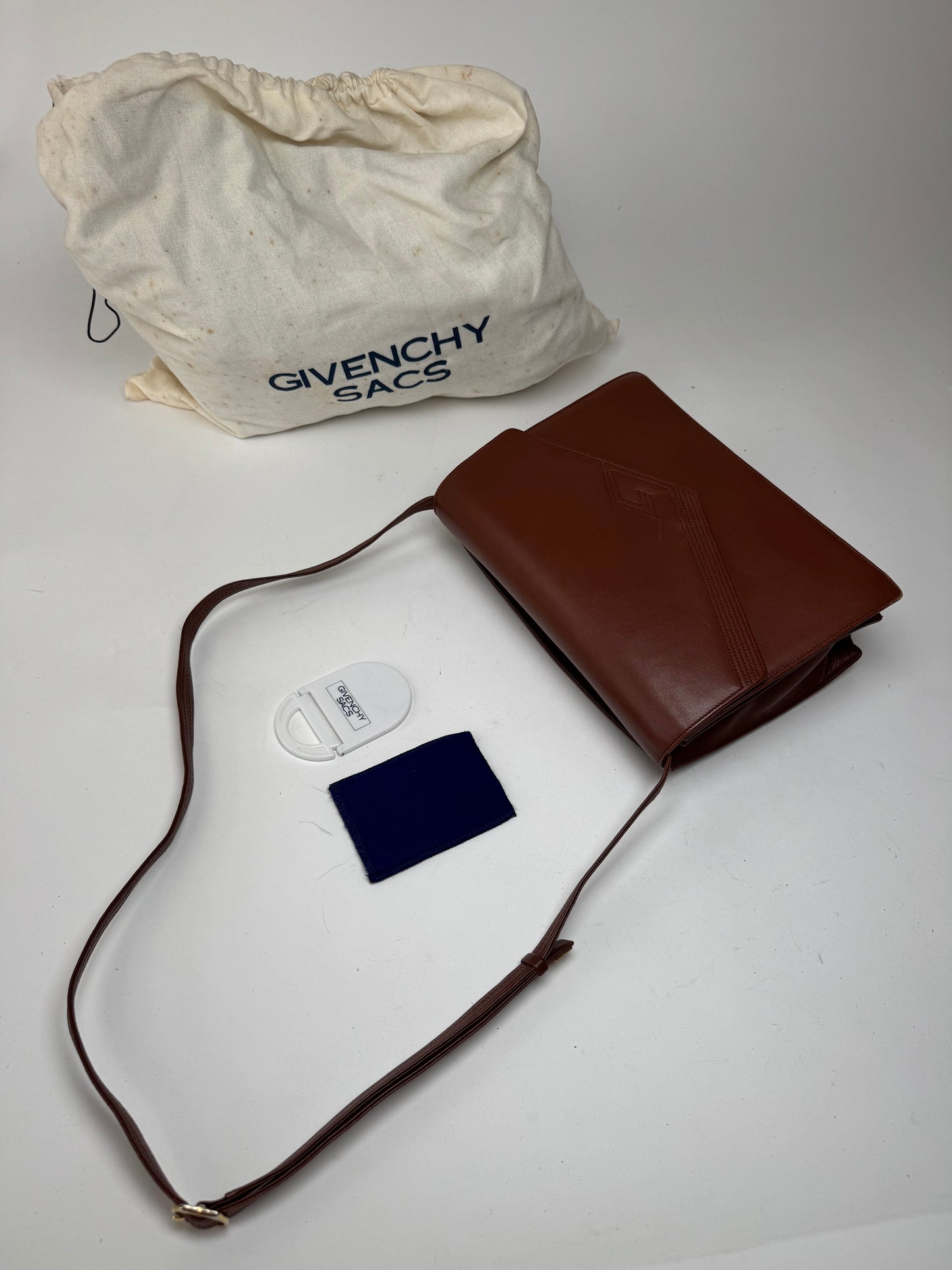 Vintage Givenchy 4G Leather bag brown