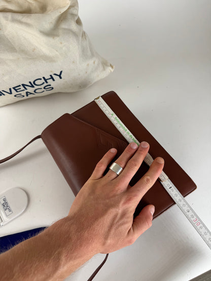 Vintage Givenchy 4G Leather bag brown