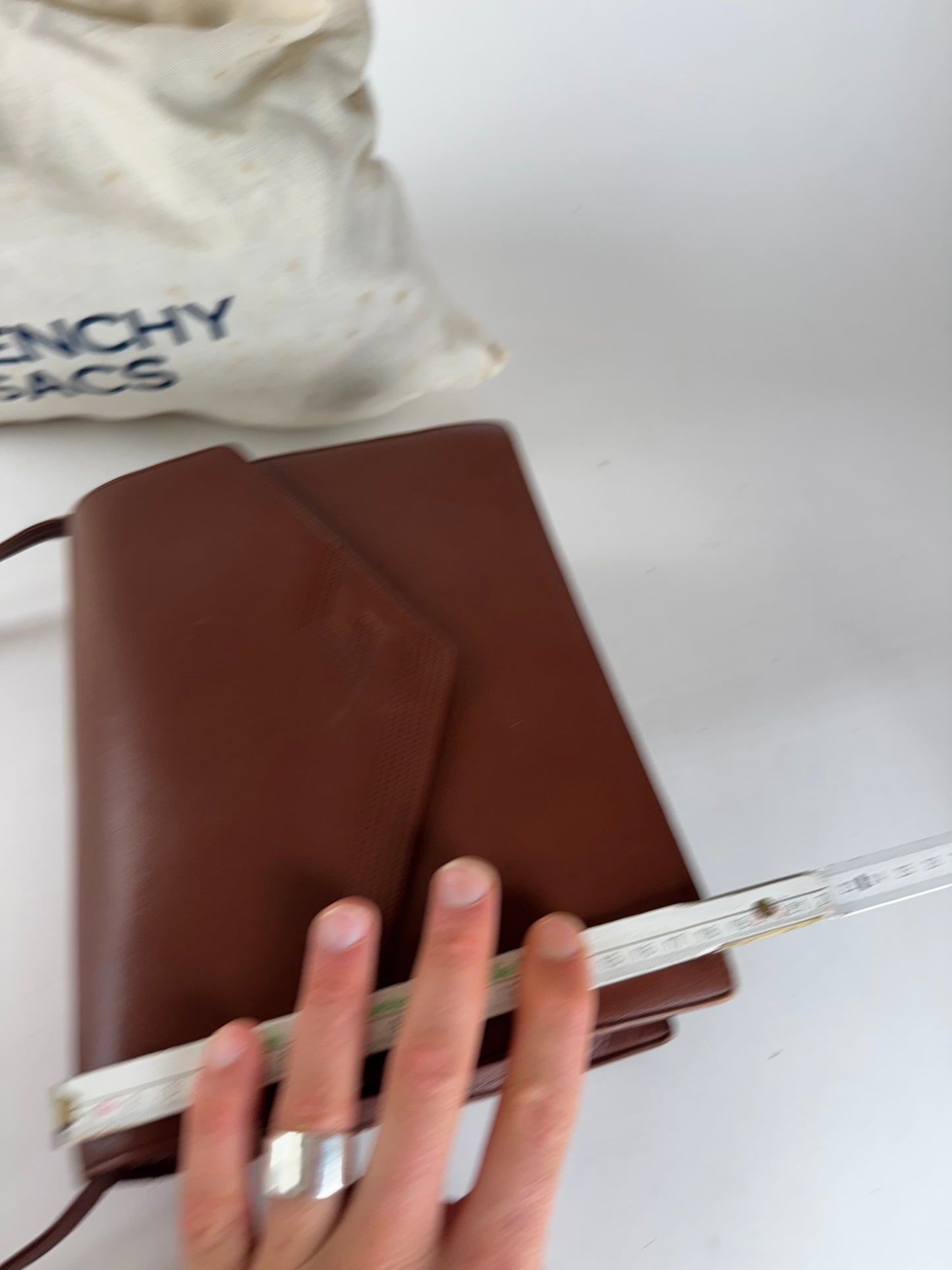 Vintage Givenchy 4G Leather bag brown