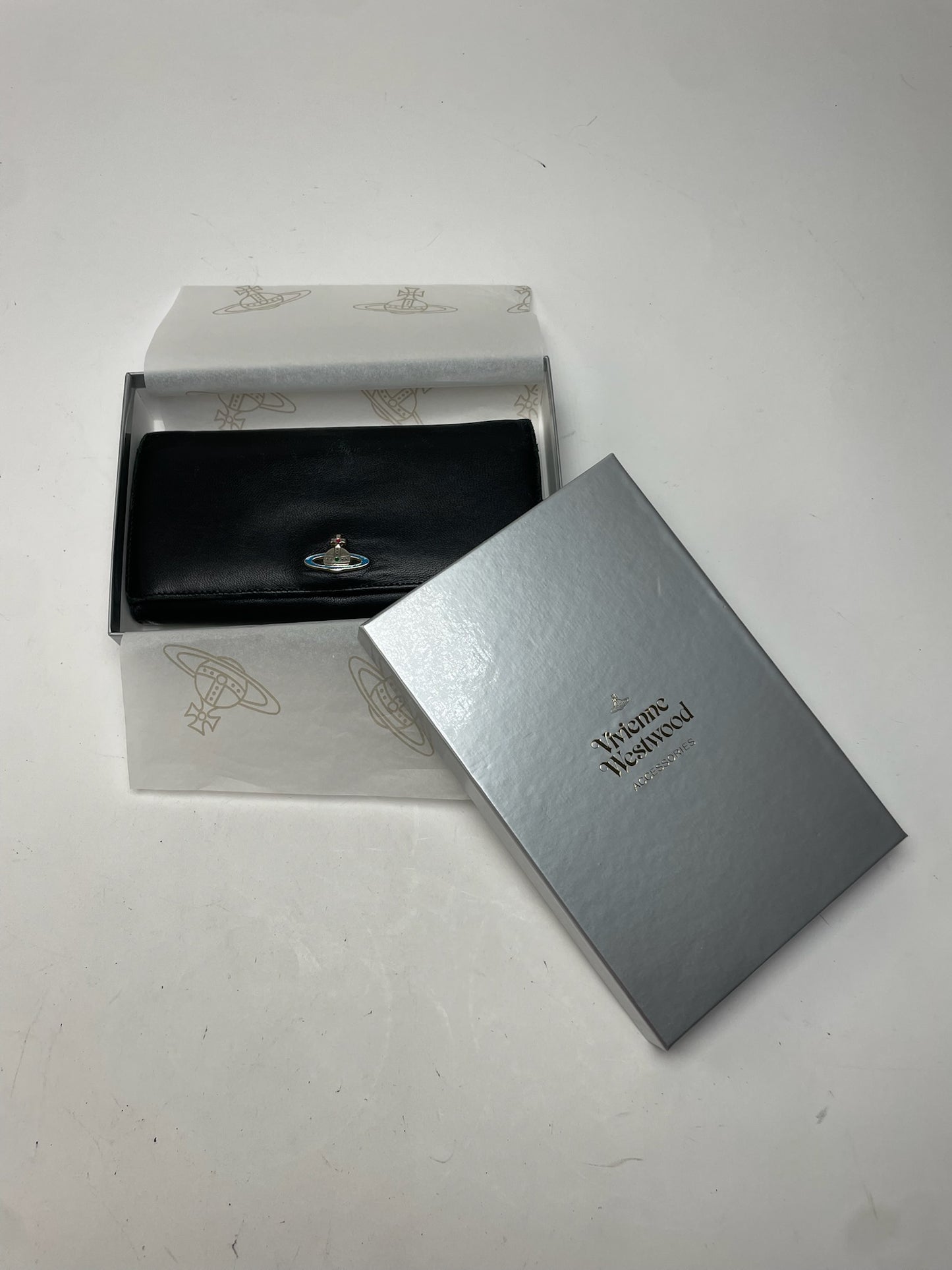 Vintage Vivienne Westwood Leather Wallet Black