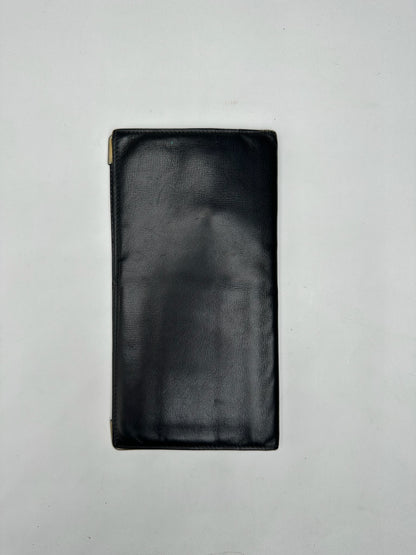 Vintage Celine Paris Leather ID Holder black
