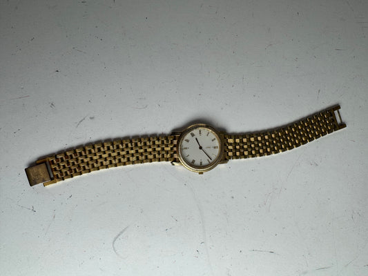 Vintage Yves Saint Laurent Gold Plated Quartz Watch