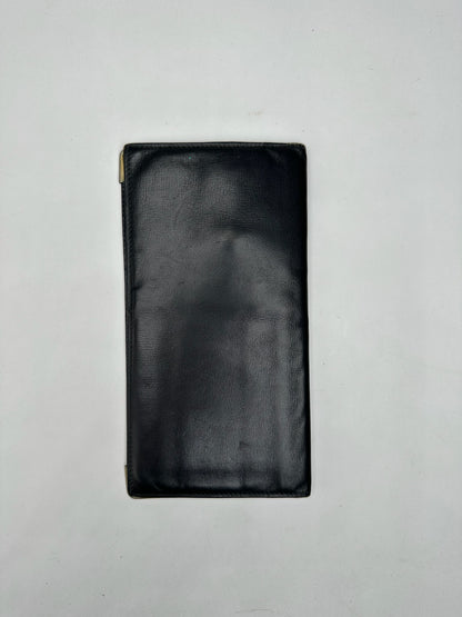 Vintage Celine Paris Leather ID Holder black