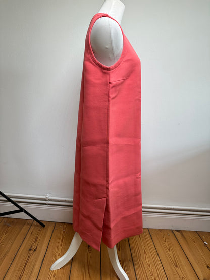 Vintage Marni Wool Shift Dress Coral Gold L
