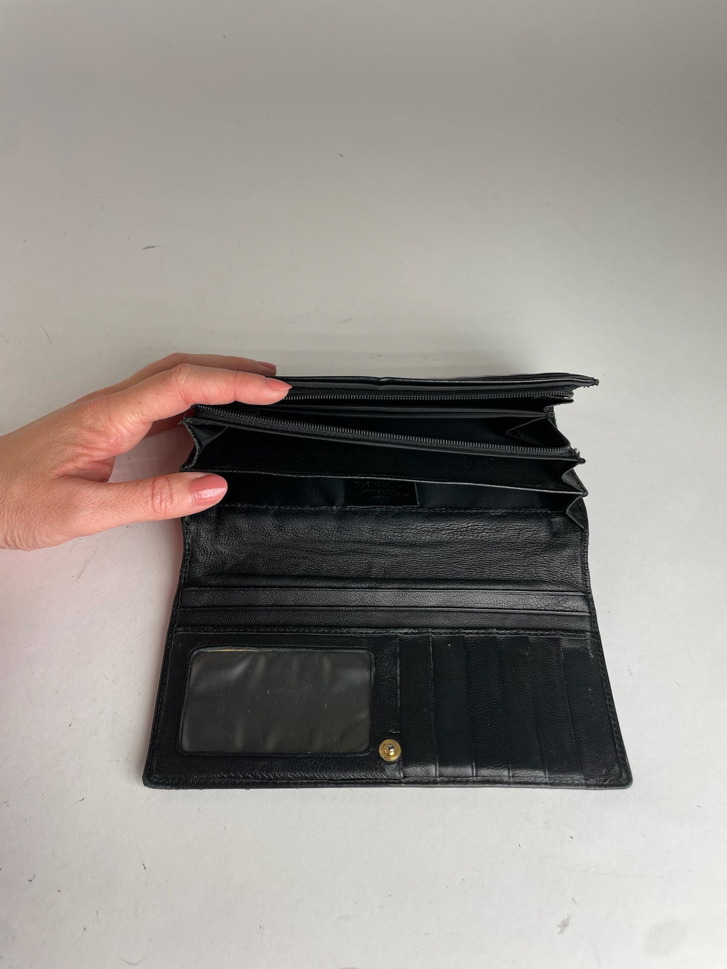 Vintage Vivienne Westwood Leather Wallet Black