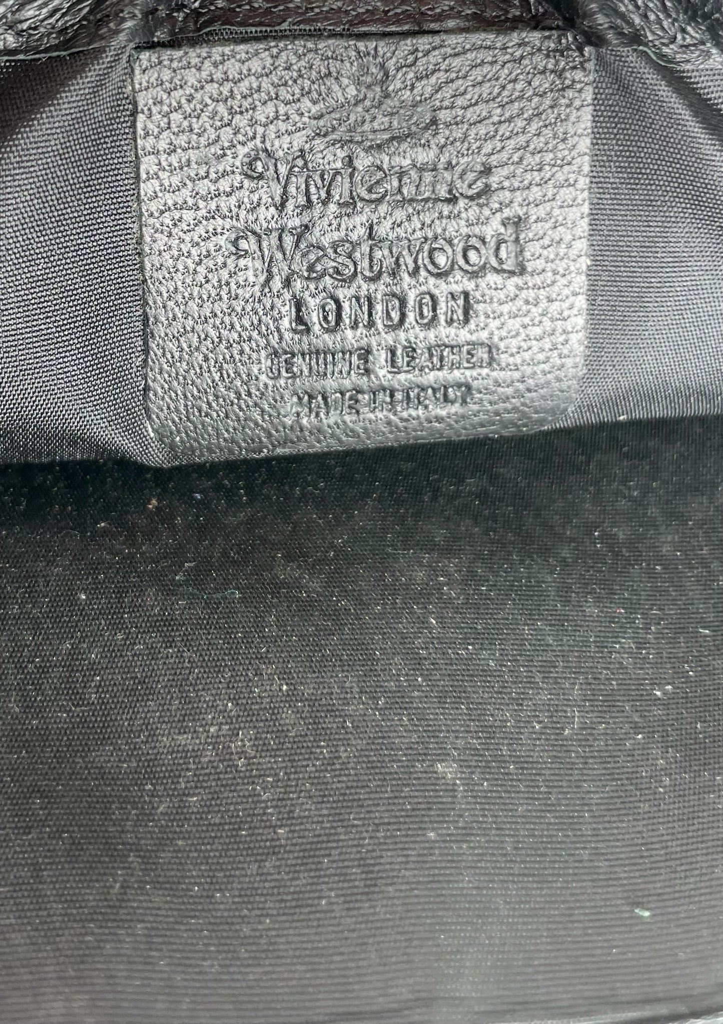 Vintage Vivienne Westwood Leather Wallet Black