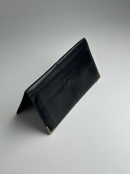 Vintage Celine Paris Leather ID Holder black