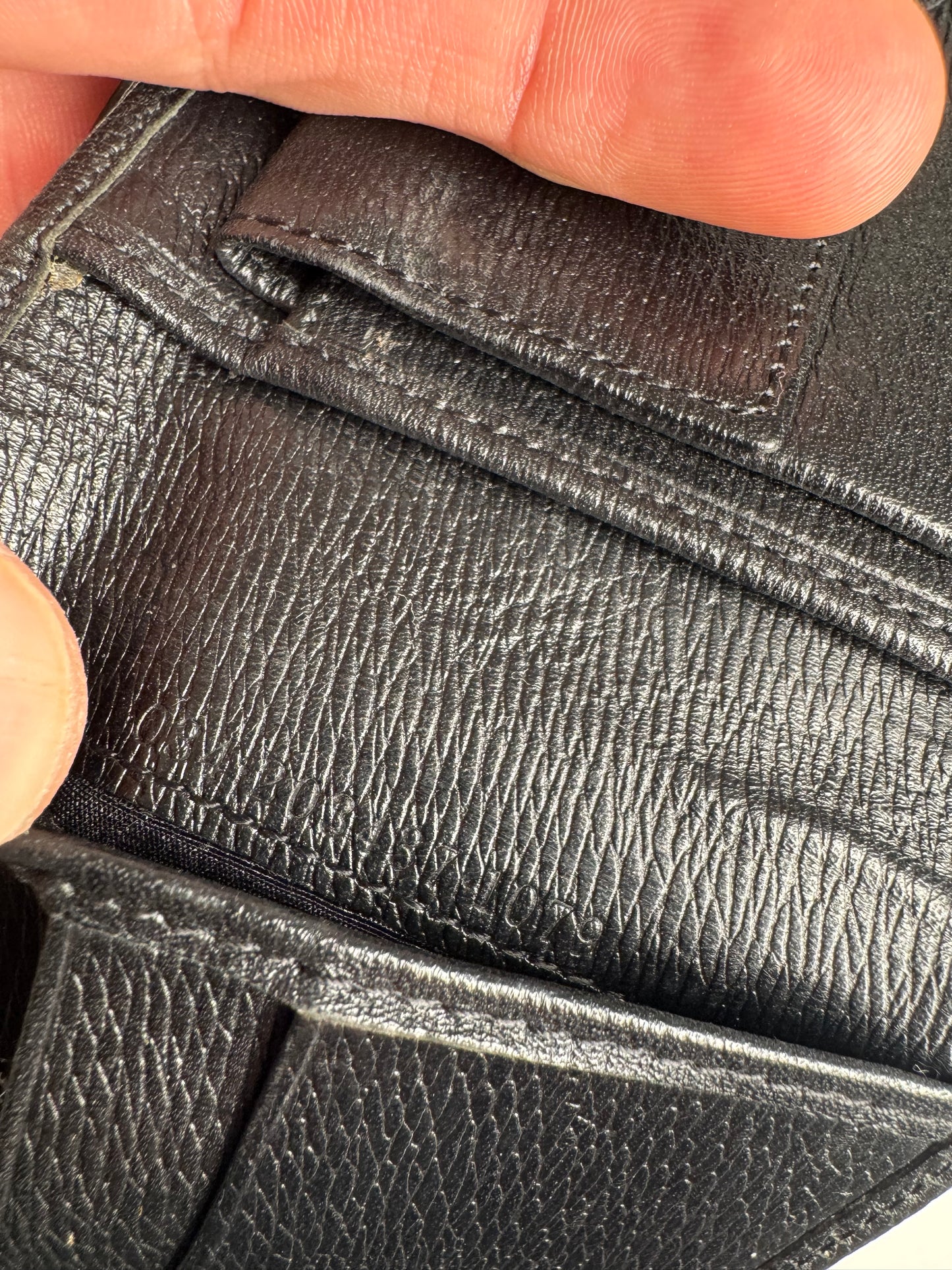 Vintage Gucci leather wallet black