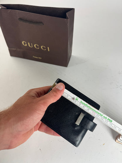 Vintage Gucci leather wallet black