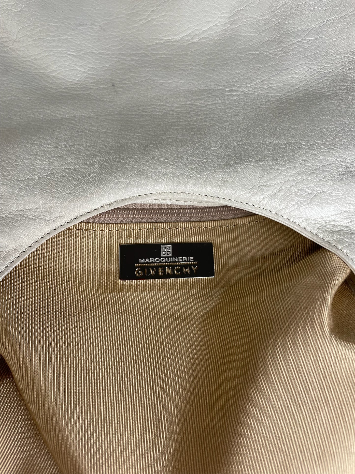 Vintage Givenchy Leather Bag White