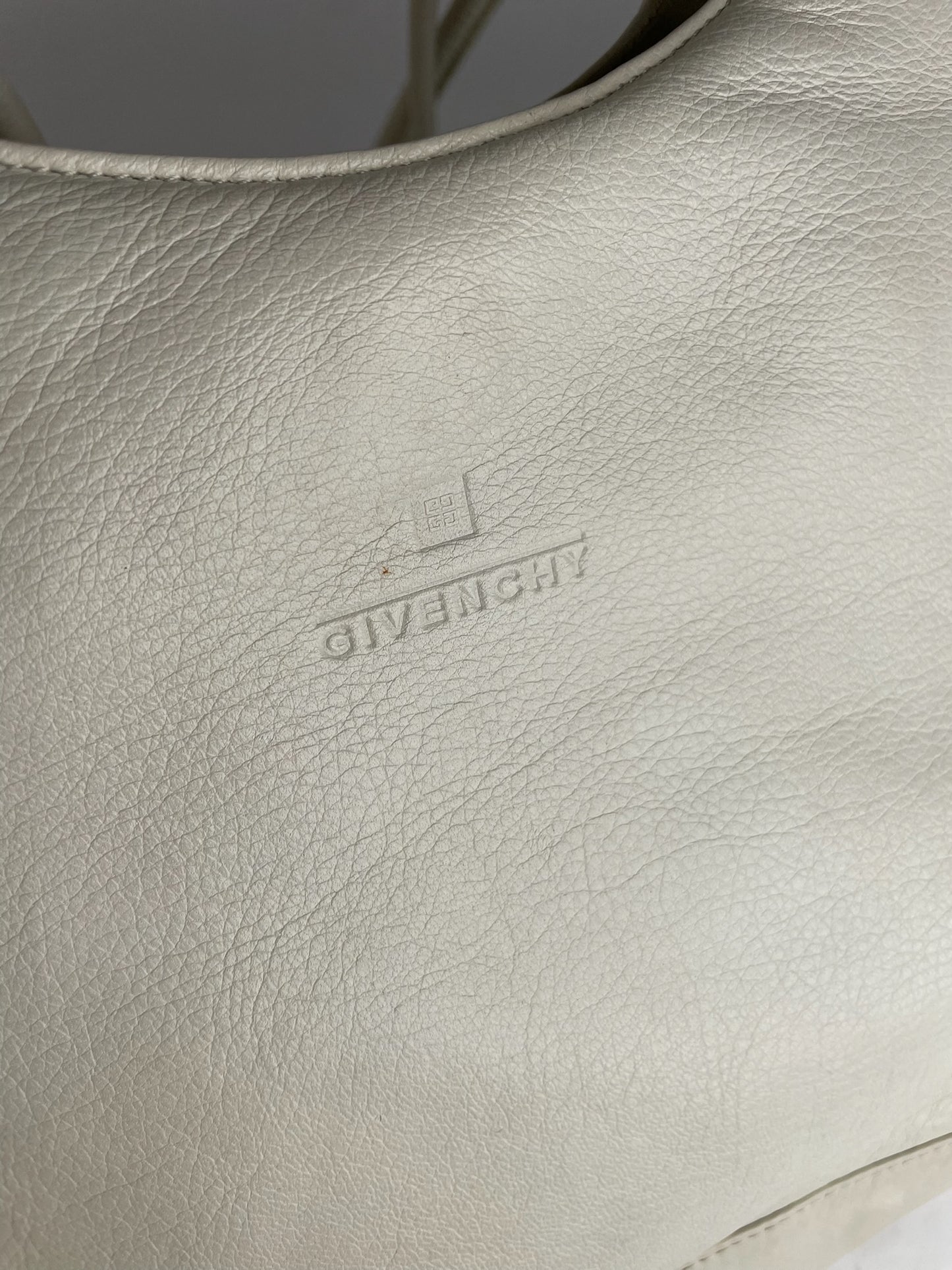 Vintage Givenchy Leather Bag White