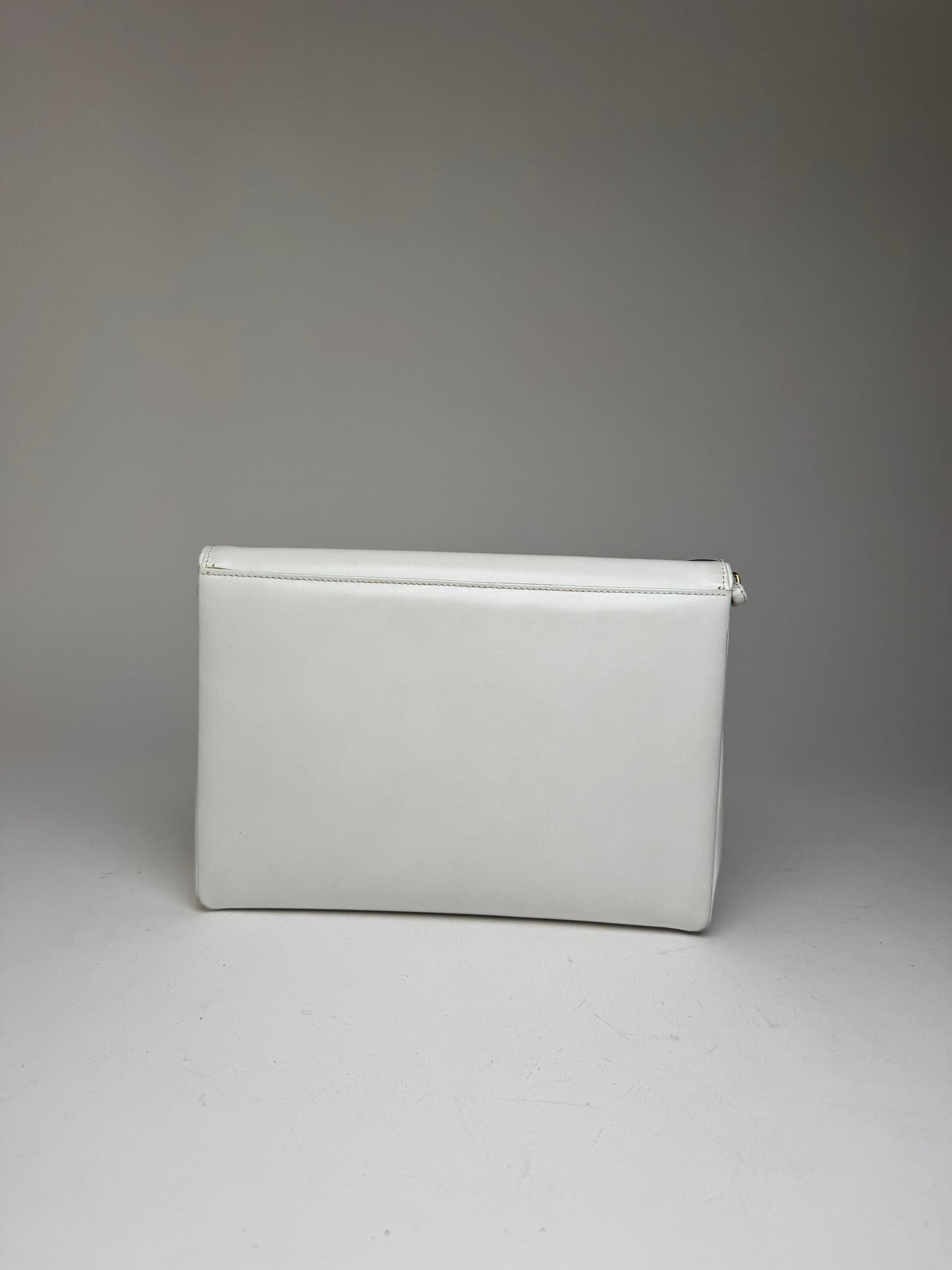 Vintage Givenchy 4G Leather Bag white