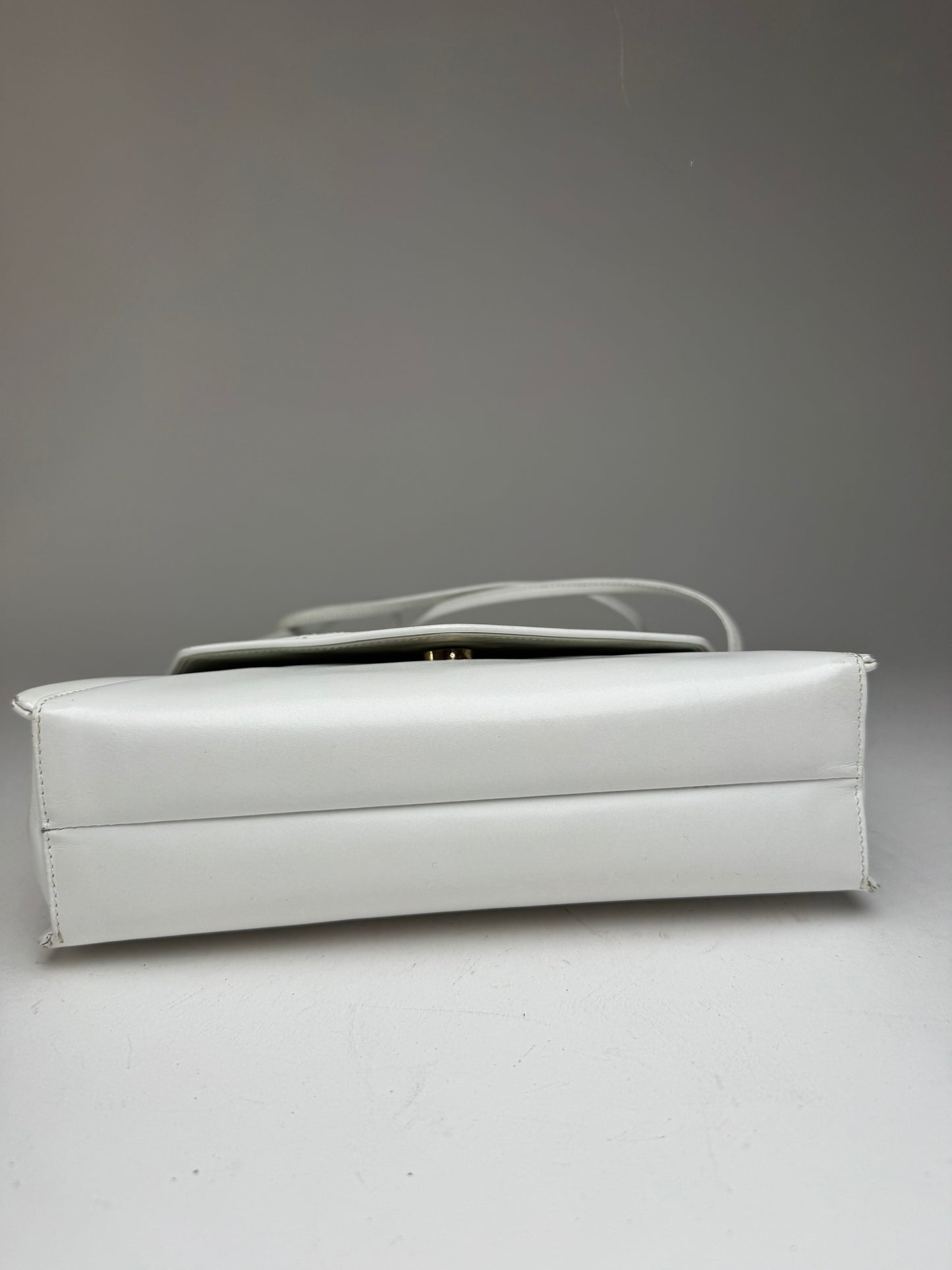 Vintage Givenchy 4G Leather Bag white