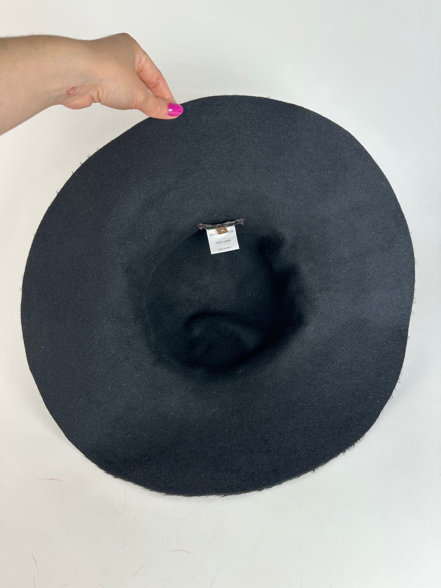 Vintage Bottega Veneta Lana Wool Oversized Hat M