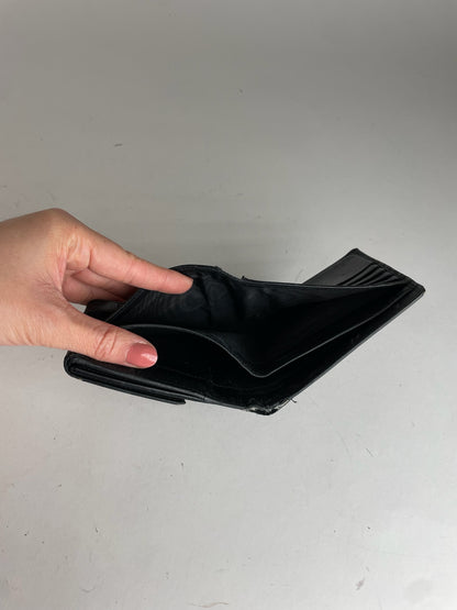 Vintage Gucci Monogram Jackie Leather Wallet Black