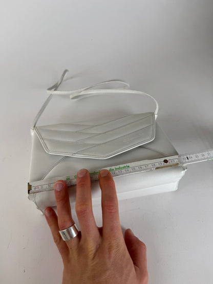 Vintage Givenchy 4G Leather Bag white