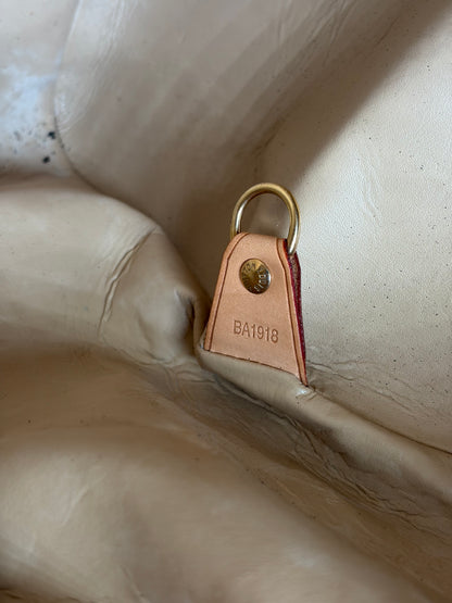 Vintage Louis Vuitton Monogram Monogram Vernis Keepall Bandoulière 55 c. 1998 Yellow