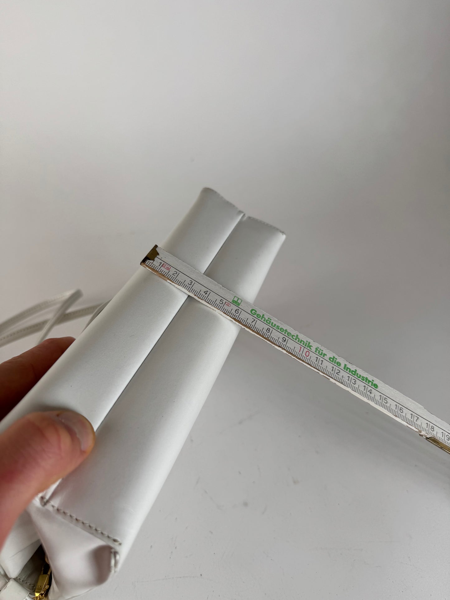 Vintage Givenchy 4G Leather Bag white