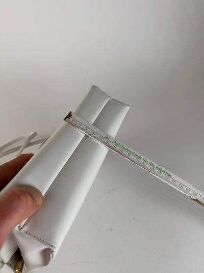 Vintage Givenchy 4G Leather Bag white