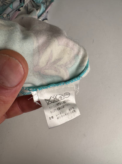 Vintage Emilio Pucci Abstract Top Blue White Purple