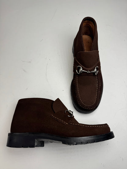 Vintage Gucci Suede Boots Brown EU39