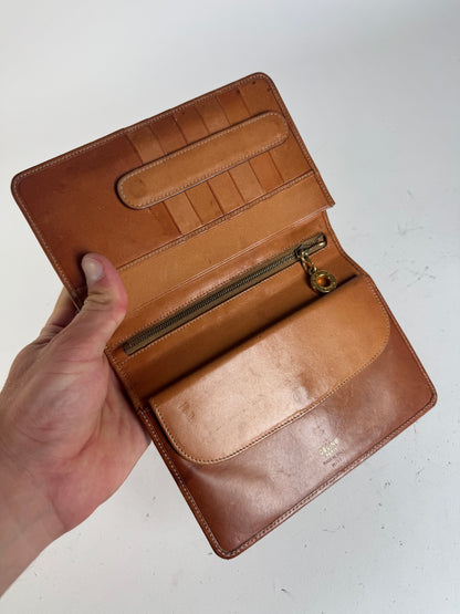 Pochette vintage Celine Triumphe monogramme marron