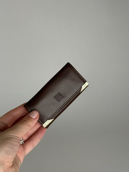 Vintage Givenchy Leather Key Holder Brown
