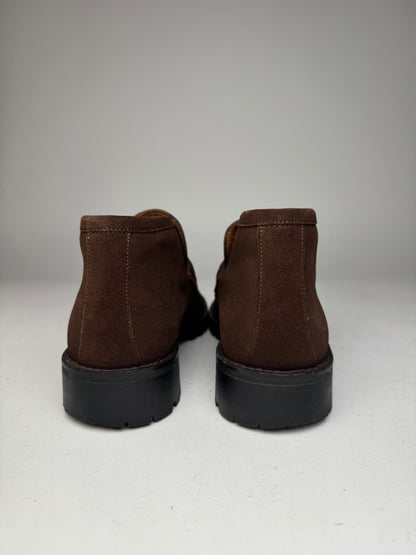 Vintage Gucci Suede Boots Brown EU39