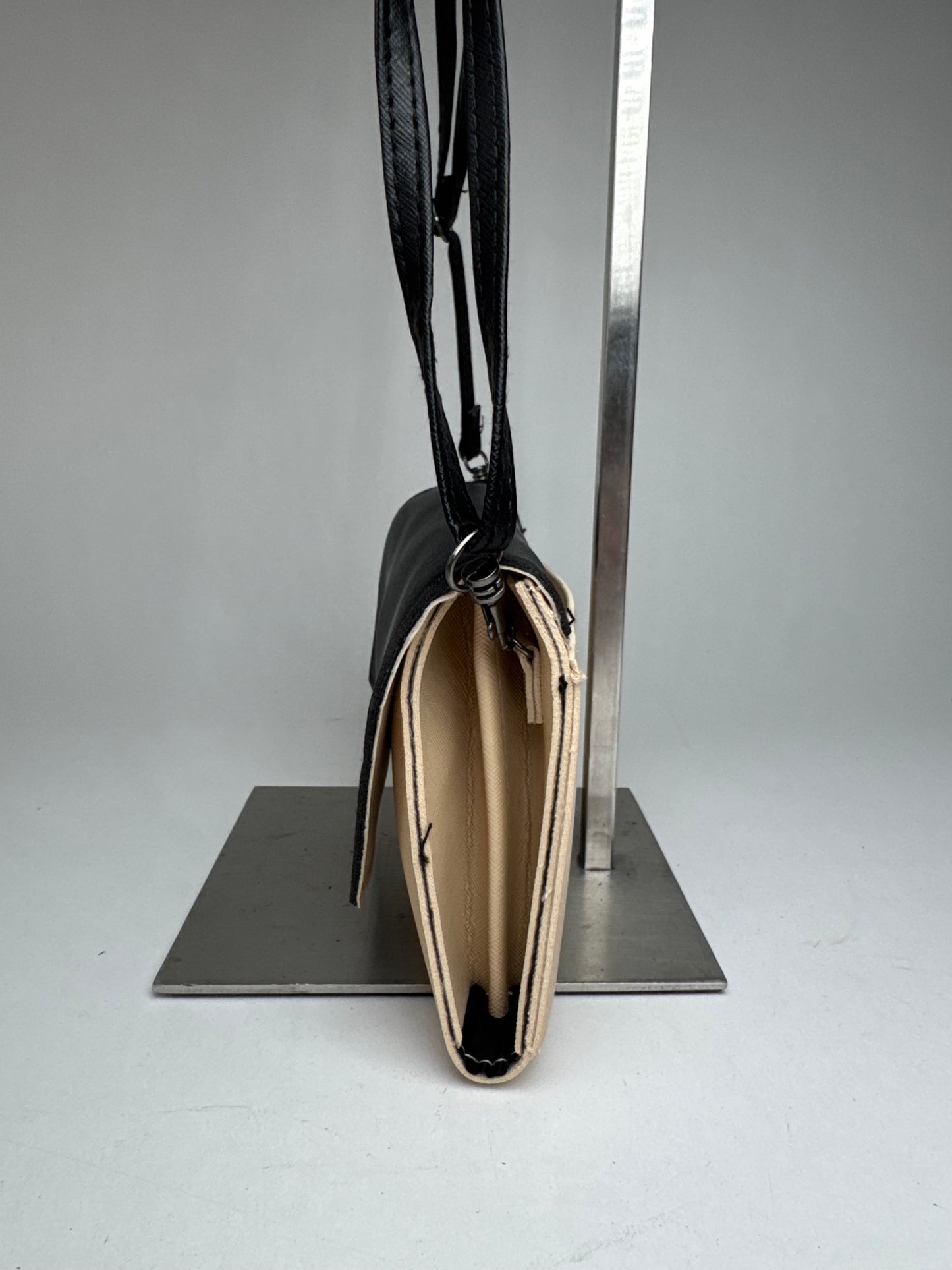 Vintage Yohji Yamamoto 2 Way leather bag black/beige