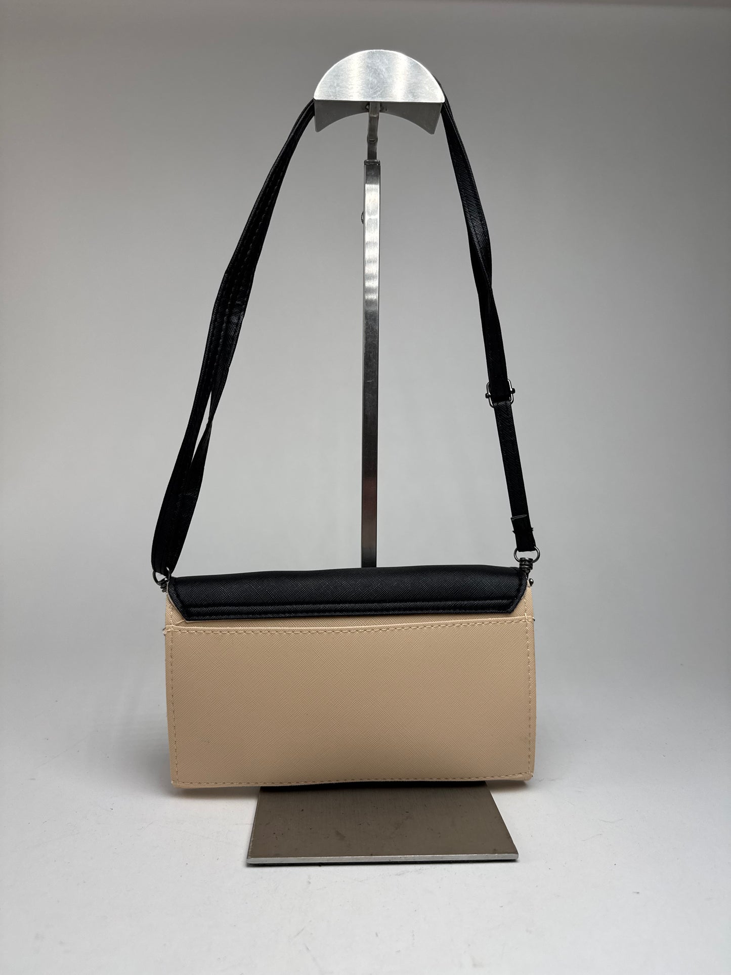 Vintage Yohji Yamamoto 2 Way leather bag black/beige