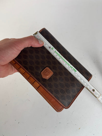 Pochette vintage Celine Triumphe monogramme marron