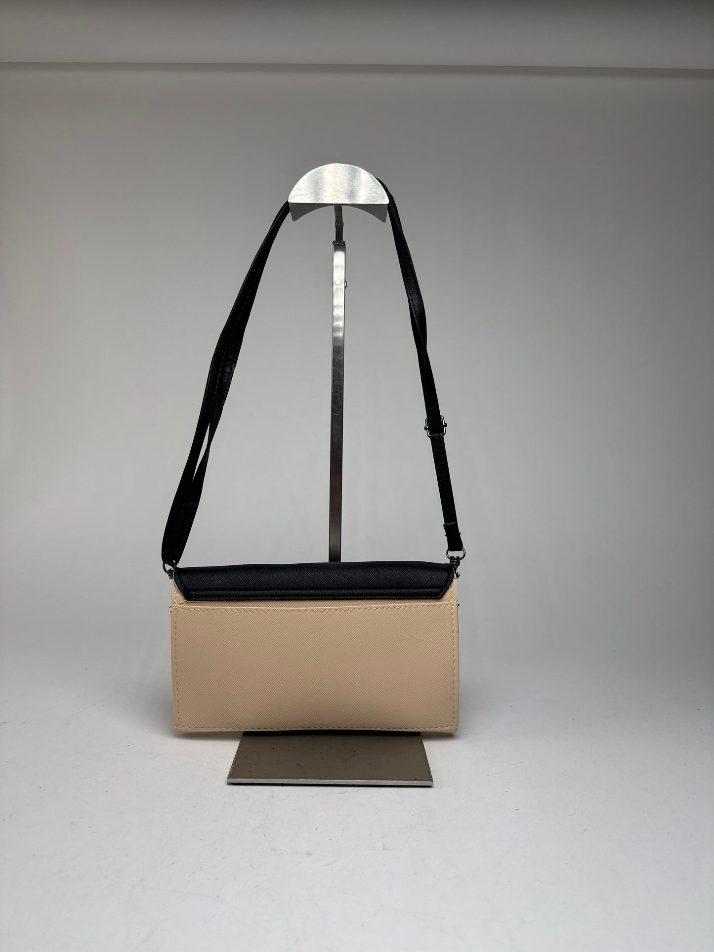 Vintage Yohji Yamamoto 2 Way leather bag black/beige