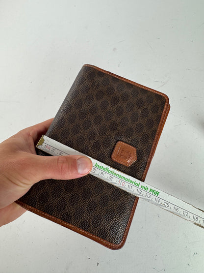 Pochette vintage Celine Triumphe monogramme marron