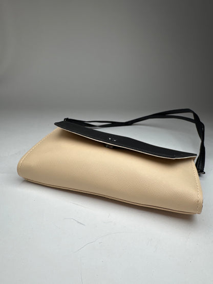 Vintage Yohji Yamamoto 2 Way leather bag black/beige