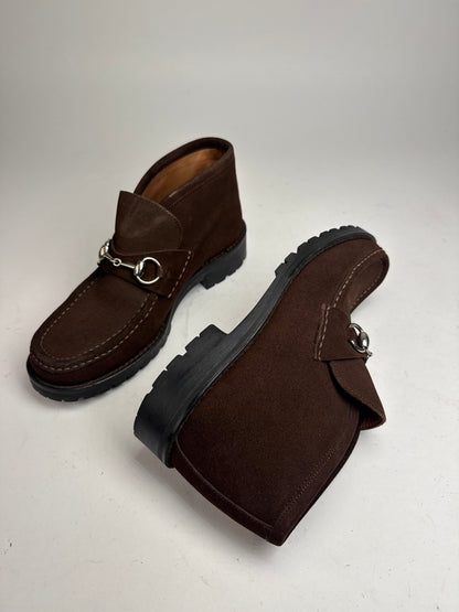 Vintage Gucci Suede Boots Brown EU39
