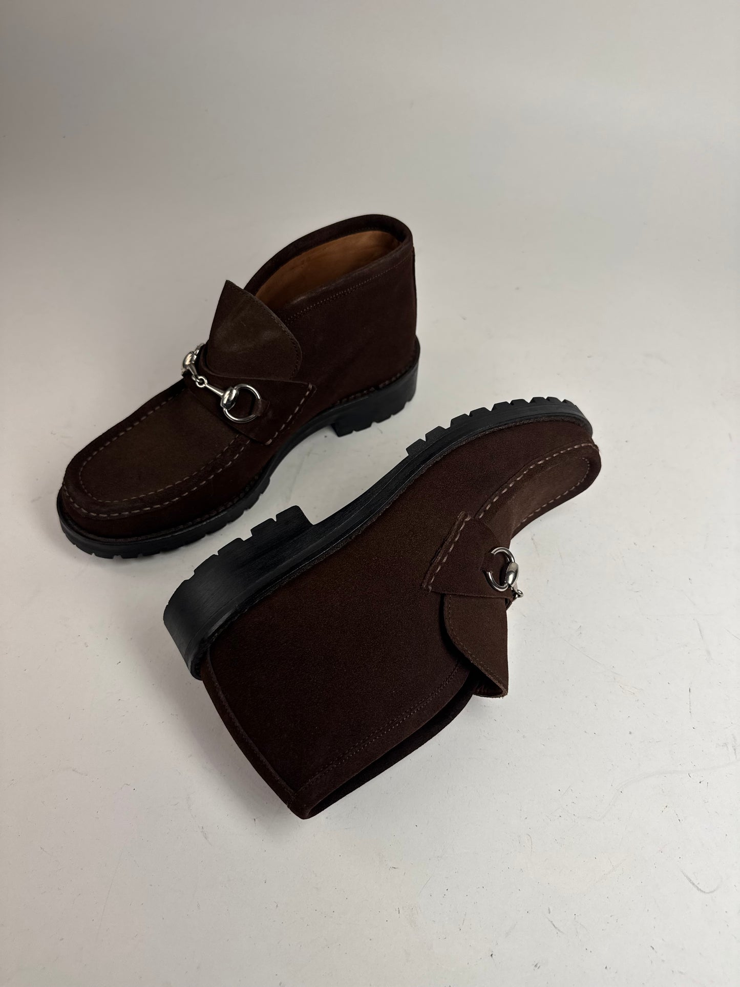 Vintage Gucci Suede Boots Brown EU39